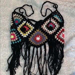 Fringe Crop Top - Sz 1X - BRAND NEW